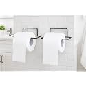 Zuku Tissue/Toilet Paper Roll Holder for Bathroom Kitchen Tissue Roll Holder Tissue Paper Stand Self Adhesive No Drill Napkin Holder Bathroom Accessories/Organiser(Pack of 2)