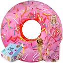 Zulay Kitchen Giant Double Sided Glazed Donut with Gift Box Packaging - Novelty Blanket for Adults & Kids - Soft Flannel Round Glazed Donut Blanket for Indoors, Outdoors, Home 285 GSM - 60 Inches