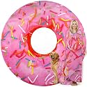 Zulay Kitchen Donut Blanket – 60 Inch Round Pink Glazed Throw – Soft 285 GSM Flannel Blanket for Adults &amp; Kids – Cozy, Funny, Novelty Gift for Home, Travel &amp; More