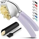 Zulay Kitchen Metal Comfort Grip Garlic Press