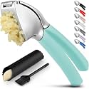Zulay Kitchen Metal Comfort Grip Garlic Press