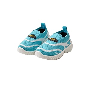 zulp aqua pebble sky blue kids shoes for boys amp girls  lightweight breathable slip-on sneakers  baby shoes amp toddler first step walking shoes  comfortable everyday wear age 14 years 