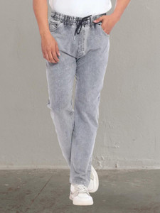 ZULX Jogger Fit Men Grey Jeans
