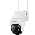 ZUMIMALL 2K Security Cameras Wireless Outdoor, Battery Powered Cameras for Home Security with 360° View, Color Night Vision, 2-Way Talk, AI Motion Alert, Siren, CloudEdge App Supported