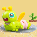 ZUNBELLA 1 pcs Cute Caterpillar Wind Up Key Operated Moving Toys for Kids Rattle