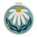 ZuoAnLF Punch Needle Kit for Adults Beginner, Tool with Fabric Hoops, Yarns and Sewing Needles, Gifts & Home Wall Decor, 8inch