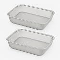 Zupa Rust-Proof Stainless Steel Rectangular Strainer amp