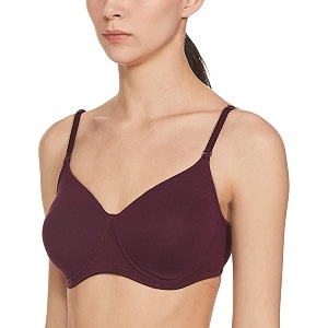 Womens Cotton Padded Wirefree T-Shirt Bra