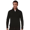 ZUPERB Men's Cotton Half Zip Sweatshirt
