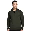 ZUPERB Men's Cotton Half Zip Sweatshirt