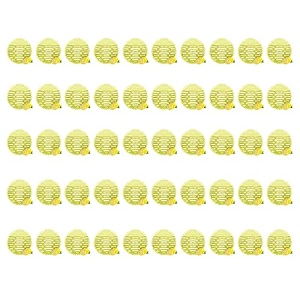 zureni urinal screen fresh scented anti-splash toilet mat bathroom deodorizer spatter reducing lemon fragrance refresher mats with air freshener ideal for restrooms yellow 50 pcs