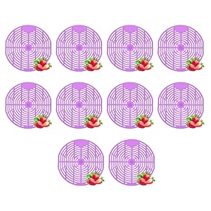 zureni urinal screen fresh scented anti-splash toilet mat bathroom deodorizer spatter with air freshener restroom pink strawberry fragrance 10 pcs