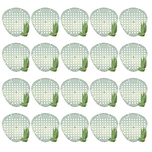 zureni urinal screen fresh scented anti-splash toilet mat bathroom deodorizer spatter with air freshener for restroom light green eucalyptus fragrance 20 pcs
