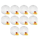 Zureni Urinal Screen Fresh Scented Anti-Splash Toilet Mat Bathroom Deodorizer Spatter with Air Freshener Restroom (Blue, Lavender Fragrance, 5 pcs)