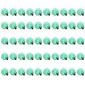 Zureni Urinal Screen Fresh Scented Anti-Splash Toilet Mat Bathroom Deodorizer Spatter Reducing Natural Fragrance Refresher Mats with Air Freshener Ideal for Restrooms (Green, 50 pcs)
