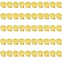 Zureni Urinal Screen Fresh Scented Anti-Splash Toilet Mat Bathroom Deodorizer Spatter with Air Freshener for Restroom (Yellow, Mango Fragrance, 50 pcs)