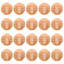 Zureni Urinal Screen Fresh Scented Anti-Splash Toilet Mat Bathroom Deodorizer Spatter Reducing Orange Fragrance Refresher Mats with Air Freshener Ideal for Restrooms (Orange, 20 pcs)