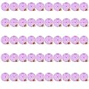 Zureni Urinal Screen Fresh Scented Anti-Splash Toilet Mat Bathroom Deodorizer Spatter with Air Freshener Restroom (Pink, Strawberry Fragrance, 50 pcs)