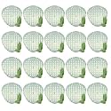 Zureni Urinal Screen Fresh Scented Anti-Splash Toilet Mat Bathroom Deodorizer Spatter with Air Freshener for Restroom (Light Green, Eucalyptus Fragrance, 20 pcs)
