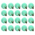 Zureni Urinal Screen Fresh Scented Anti-Splash Toilet Mat Bathroom Deodorizer Spatter Reducing Natural Fragrance Refresher Mats with Air Freshener Ideal for Restrooms (Green, 20 pcs)