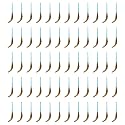 Zureni ZU-44 No Dust Floor Broom Broomstick Phool Jhadu Sweep with Long Handle Lightweight for Easy Floor Sweeping Home Bedroom Kitchen Cleaning (Pack of 60, Random Color, Synthetic Grass)