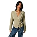 Zurity Women39s Cotton Tops Casual Wrap