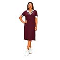 Zurity Women39s V-Neck Sporty T-Shirt Dress 