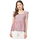 ZUVINO Striped Cotton Tops for Women 