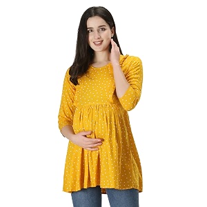 ZUVINO Womens Maternity Feeding Top with Zip