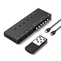 ZUZONG 2 AV to HDMI Converter + 3 HDMI2.0 Switcher(2 in 1) 2 Way RCA Composite to HDMI Adapter Support 4:3/16:9 Switching for N64 NGC WII Xbox PS2/3/4/5 DVD Xbox Series/ONE Switch/OLED
