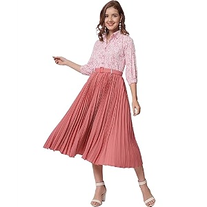 ZWERLON Girls A-line Midi Dress