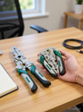 Zwhites 7 in 1Electric Cable Stripping Cutting Cable Stripper and Crimping Wire Cutter