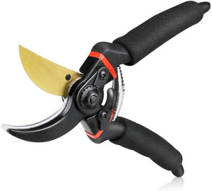 zwhites premium garden sharp cutter pruners scissor with grip-handle premium 8 professional bypass pruning shears premium titanium garden shears bypass pruner