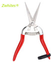 Zwhites UGI-104 Scissors 3mm Cutting Premium Pruning Grape Clipper Stainless Long Straight Curved Hand Pruning Shear 8'' Pruners Bypass Pruner