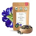 Zyanna Butterfly Pea Flower Tea with Lemongrass – 250gm Loose | Caffeine-Free Herbal Tea | Vegan &amp; Non-GMO | Natural Color for Cocktails, Mocktails | Brew Hot or Iced