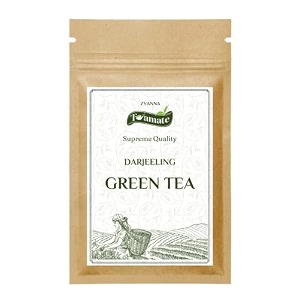 zyanna darjeeling green tea - premium loose leaf green tea 100g