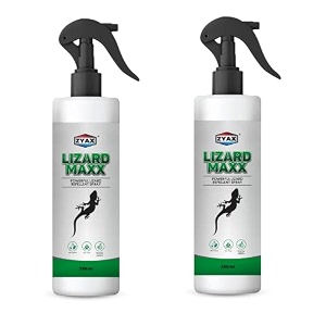 zyax lizard maxx 250ml pack of 1 powerful amp herbal repellent spray keeps lizards away non-toxic harmless to pets for home amp office refreshing fragrance