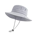 Zylioo XL XXL Boonie Hat for Big Heads, UPF50+ Wide Brim Sun Hat