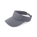 Zylioo XXL Oversize Visor Hat,Large Athletic Cotton Sports Visor,Adjustable Small Solid Color Sun Cap