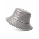 Zylioo XXL XL PU Leather Bucket Hat for Big Heads, Fleece Lined Rain Hat