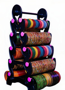 zyntra 5 step bangle organizer stand pink jewellery organizer