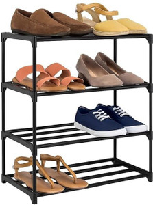 Zyra Space-Saving 4-Layer Shoe Rack - Durable