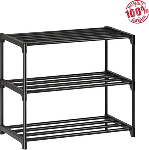 Zyra Stackable 3-Tier Shoe Rack Sleek Storage