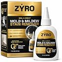 Zyro Mold Stain Remover Gel | Heavy Duty Mold & Mildew Stain Remover | Tile, Grout & Caulk Cleaner | Front Load Washing Machine Seal Cleaner | Bathroom Shower Cleaner | 7 Oz