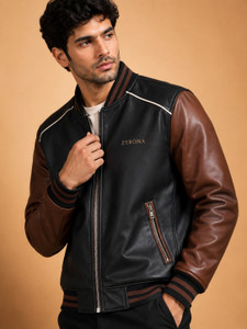 ZYRONA Full Sleeve Colorblock Men Jacket