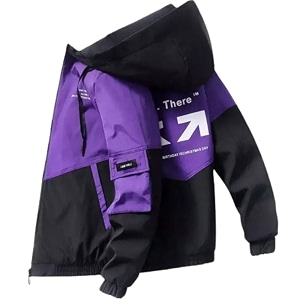 Mens Winter Puffer Jacket Hooded Padded