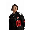 Black F1 Racing Vintage Streetwear Jacket