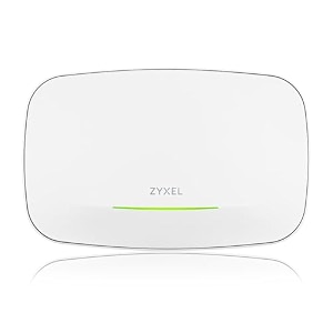 zyxel nwa130be  be11000 enterprise grade tri_band wifi 7 triple radio poe wirless access point  2 x 25g multigig lan  easy app setupceilingwall mount wo power supplycloud accesssmart mesh
