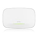 ZyXEL NWA130BE | BE11000 Enterprise Grade Tri_Band WiFi 7 Triple Radio POE Wirless Access Point | 2 X 2.5G Multigig LAN | Easy App Setup|Ceiling/Wall Mount| W/O Power Supply|Cloud Access|Smart Mesh
