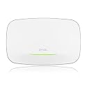 ZyXEL NWA130BE | BE11000 Enterprise Grade Tri_Band WiFi 7 Triple Radio POE Wirless Access Point | 2 X 2.5G Multigig LAN | Easy App Setup|Ceiling/Wall Mount| W/O Power Supply|Cloud Access|Smart Mesh